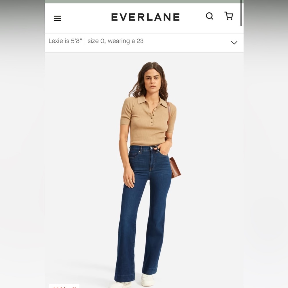 Everlane flare jeans